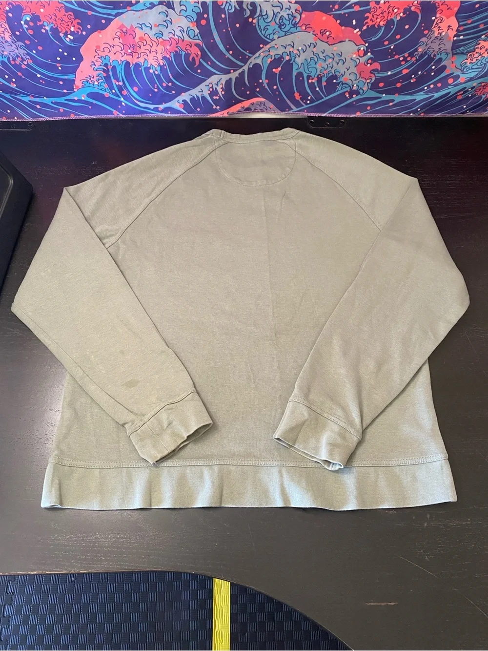 Van Heusen Men's Crewneck Pocket Sweater in Sage Green